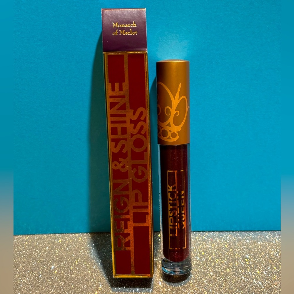 BNIB! Lipstick Queen Reign & Shine Lip Gloss in Monarch of Merlot lipgloss 🍷